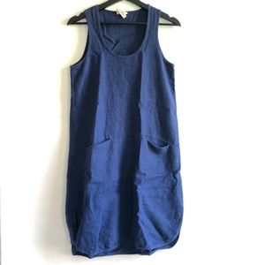 Beaton Linen Pocket Tunic in Indigo